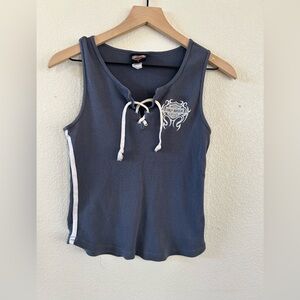 Harley-Davidson GrayTank Top with White Details